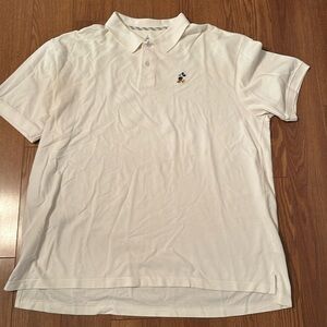 White Mickey Mouse polo ￼